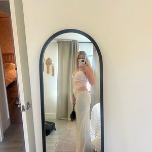 White Fox Boutique Cream Maxi Dress